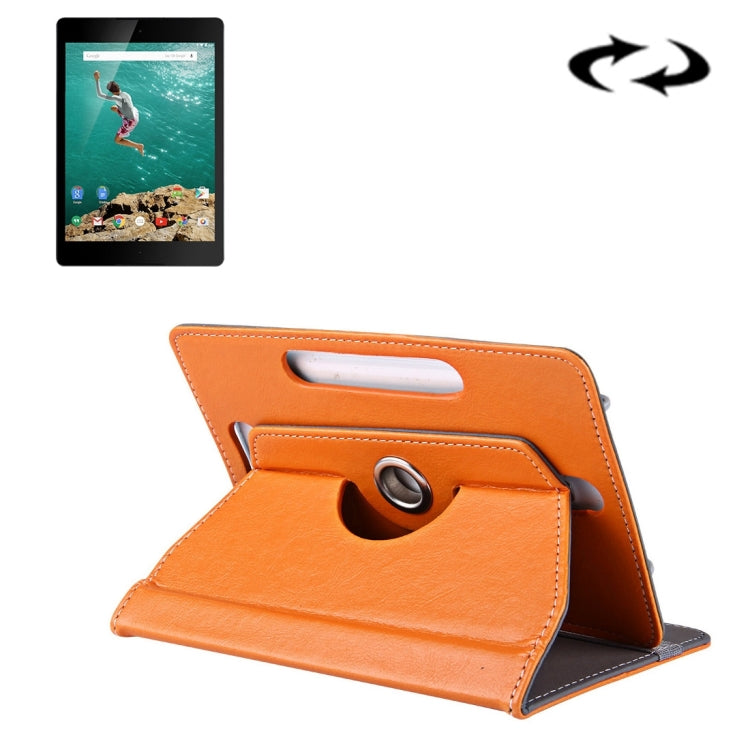 9 inch Tablets Leather Case Crazy Horse Texture 360 Degrees Rotation Protective Case Shell with Holder for ONDA V891w, Ramos i9s Pro & Win8, Colorfly i898W & i898A, 9 inch Purple, 9 inch White, 9 inch Black, 9 inch Orange, 9 inch Red, 9 inch Baby Blue ...