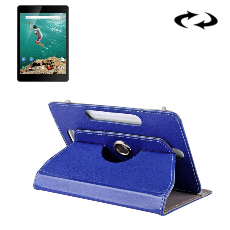 9 inch Tablets Leather Case Crazy Horse Texture 360 Degrees Rotation Protective Case Shell with Holder for ONDA V891w, Ramos i9s Pro & Win8, Colorfly i898W & i898A, 9 inch Purple, 9 inch White, 9 inch Black, 9 inch Orange, 9 inch Red, 9 inch Baby Blue ...