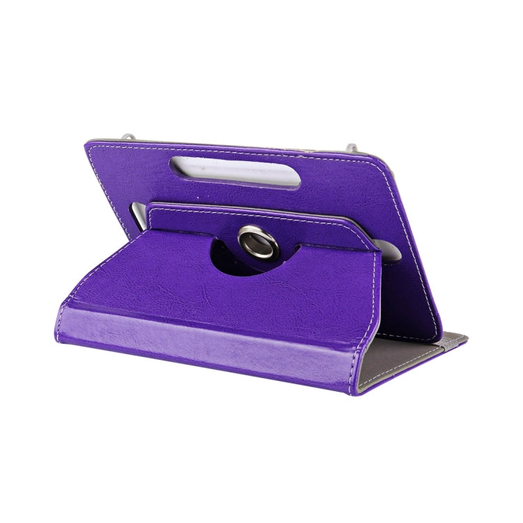 9 inch Tablets Leather Case Crazy Horse Texture 360 Degrees Rotation Protective Case Shell with Holder for ONDA V891w, Ramos i9s Pro & Win8, Colorfly i898W & i898A, 9 inch Purple, 9 inch White, 9 inch Black, 9 inch Orange, 9 inch Red, 9 inch Baby Blue ...