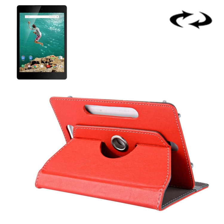 9 inch Tablets Leather Case Crazy Horse Texture 360 Degrees Rotation Protective Case Shell with Holder for ONDA V891w, Ramos i9s Pro & Win8, Colorfly i898W & i898A, 9 inch Purple, 9 inch White, 9 inch Black, 9 inch Orange, 9 inch Red, 9 inch Baby Blue ...