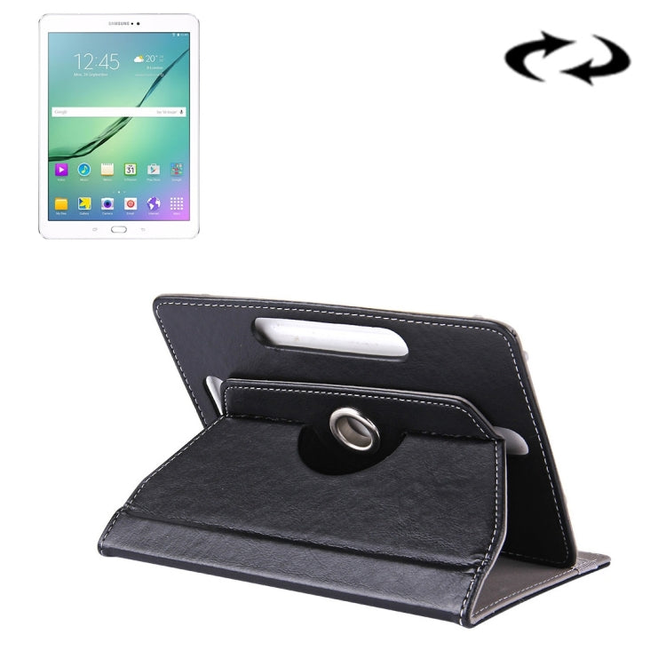 10 inch Tablets Leather Case Crazy Horse Texture 360 Degrees Rotation Protective Case Shell with Holder for Asus ZenPad 10 Z300C, Huawei MediaPad M2 10.0-A01W, Cube IWORK10, 10 inch Black, 10 inch Red, 10 inch Blue, 10 inch Magenta, 10 inch Purple     ...