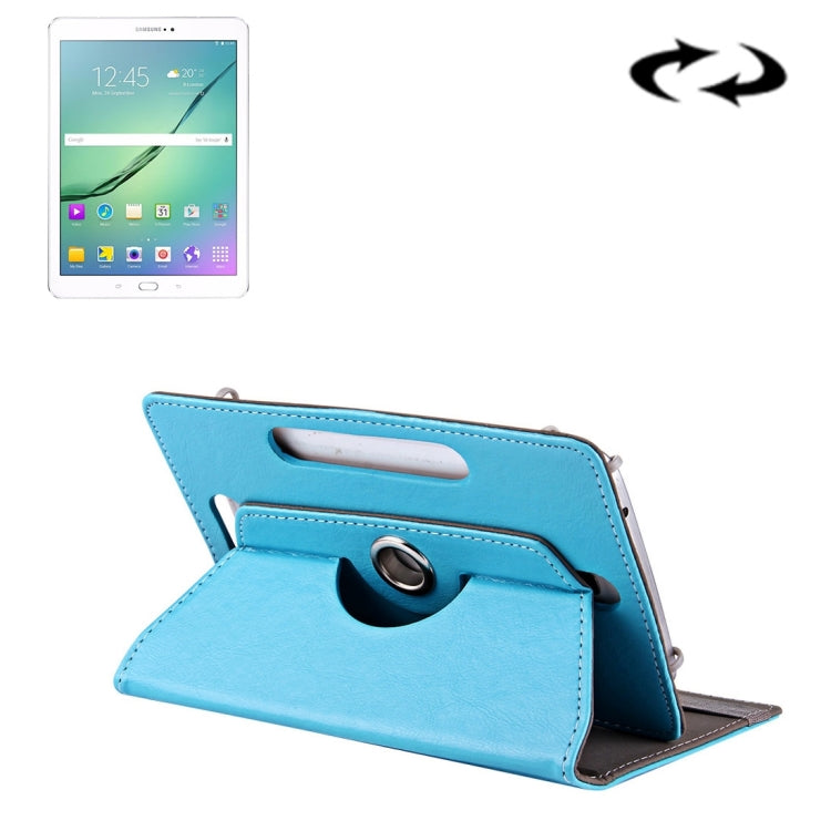 10 inch Tablets Leather Case Crazy Horse Texture 360 Degrees Rotation Protective Case Shell with Holder for Asus ZenPad 10 Z300C, Huawei MediaPad M2 10.0-A01W, Cube IWORK10, 10 inch Black, 10 inch Red, 10 inch Blue, 10 inch Magenta, 10 inch Purple     ...