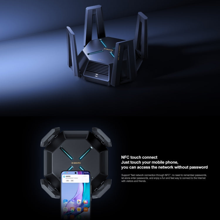 Original Xiaomi WiFi Router 10 Gigabit Tri-Band Wireless Mesh Network Game Acceleration Repeater, US Plug, 10 Gigabit