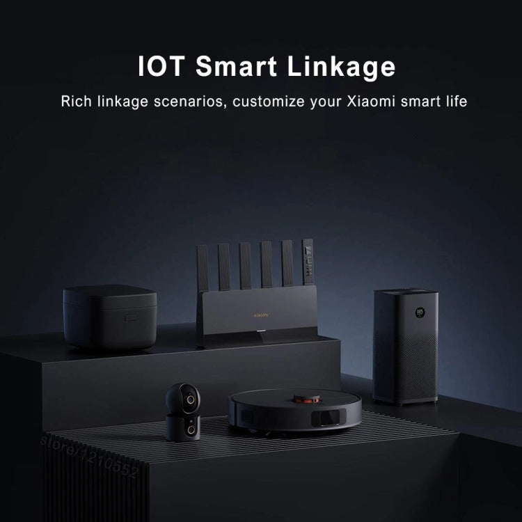 Xiaomi Router BE6500 WiFi 7 2.4GHz 5.0GHz Dual Band 4-Core 2.5G Port, US Plug, BE6500