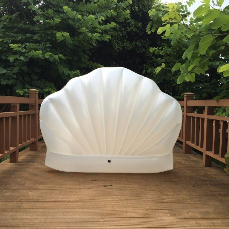 Inflatable Scallop Shaped Floating Mat Swimming Ring, Inflated Size: 170 x 130 x 100cm, Scallop