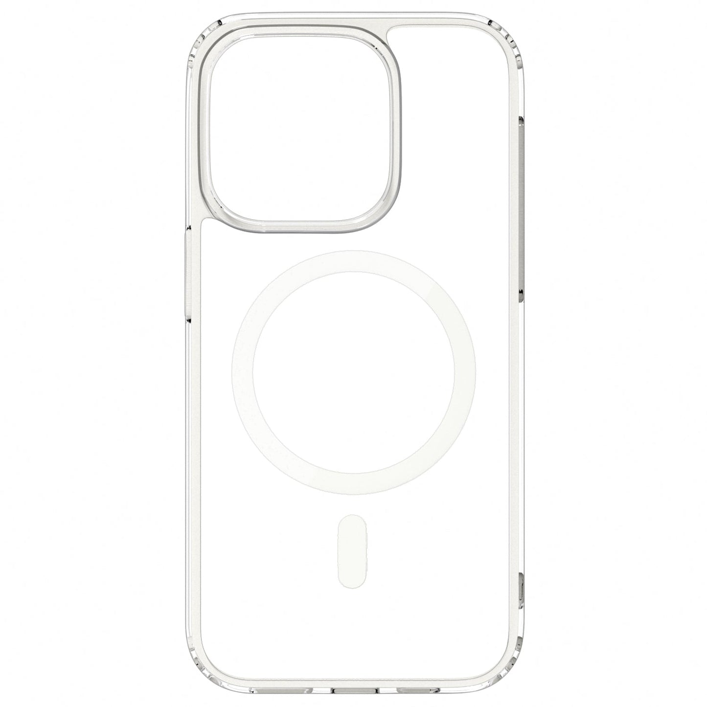 iPhone 15 Pro Crystal Clear Magnetic Slim-Fit Protective Case with MagSafe for Wireless Charging