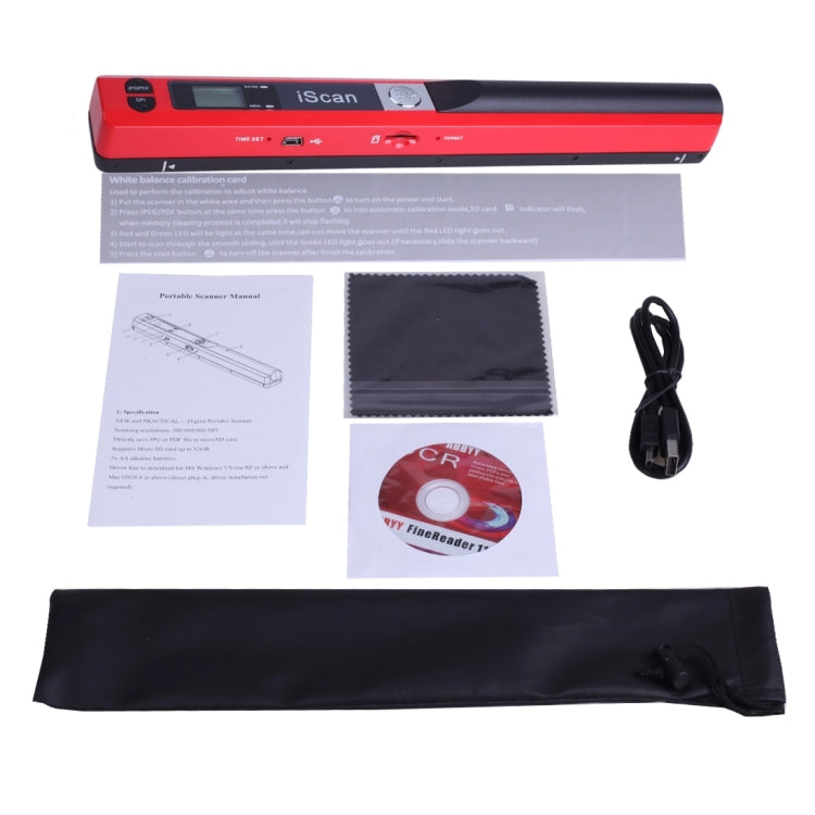 iScan01 Mobile Document Handheld Scanner with LED Display, A4 Contact Image Sensor, iScan01 Red, iScan01 Silver, iScan01 Black, iScan01 Green, iScan01 Blue