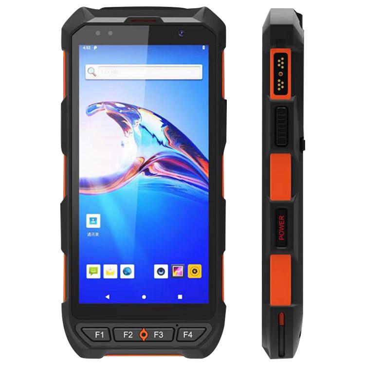5.5 inch Android 10 IP65 RFID Handheld Industrial Data Terminal Barcode Scanner, Style: NFC UHF, NFC HF