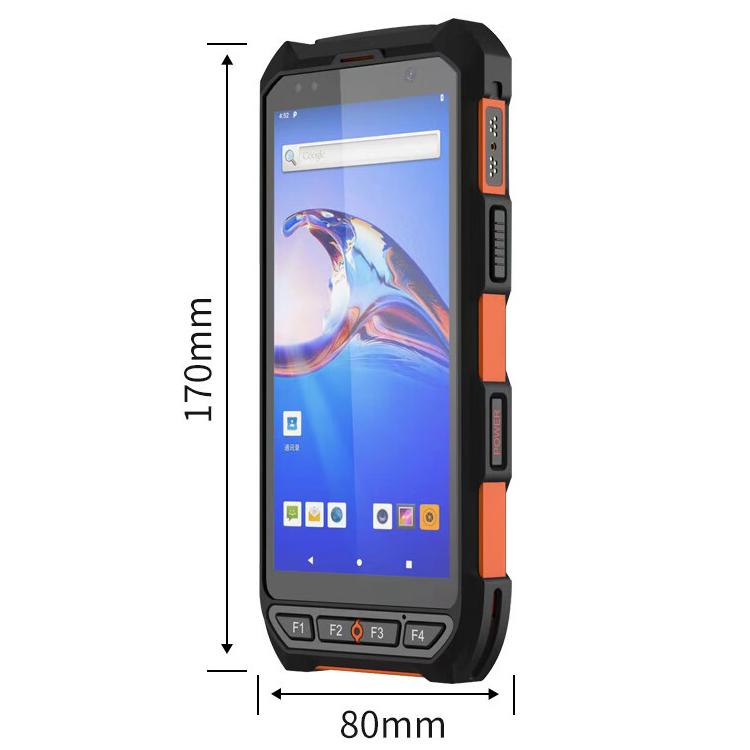 5.5 inch Android 10 IP65 Handheld Industrial Data Terminal Barcode Scanner, Style: RFID UHF, RFID UHF