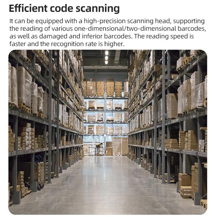 5.5 inch Android 10 IP65 Handheld Industrial Data Terminal Barcode Scanner, Style: RFID UHF + 2D Head, RFID UHF + 2D Head