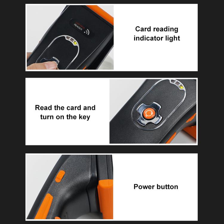 UHF 915M Inventory Terminal RF Tag Handheld RFID Bluetooth Reader, Reading Distance: 0-3m, 0-3m