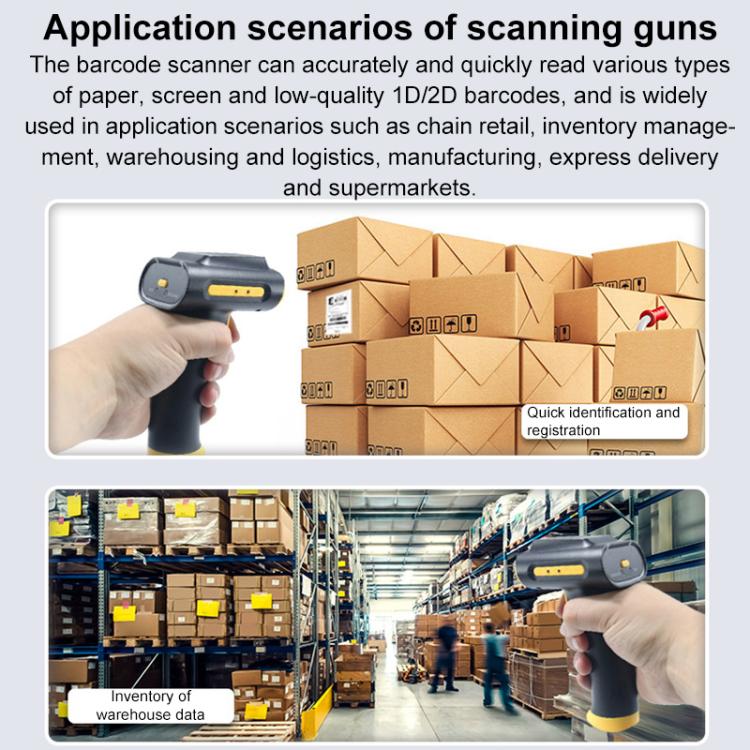 UHF RFID Handheld Card Reader Cash Register Settlement Scanner, Style: Bluetooth, Bluetooth