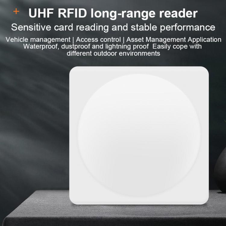 UHF RFID Long Range 9dBi Integrated Reader with E710 Chip, Style: Add Power Over Ethernet, Add Power Over Ethernet