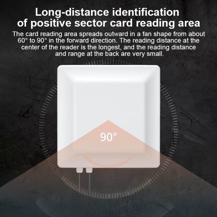 UHF Middle Range RFID Integrated Reader Identification Distance 0-5m, Style: Add WiFi Communication, Add WiFi Communication