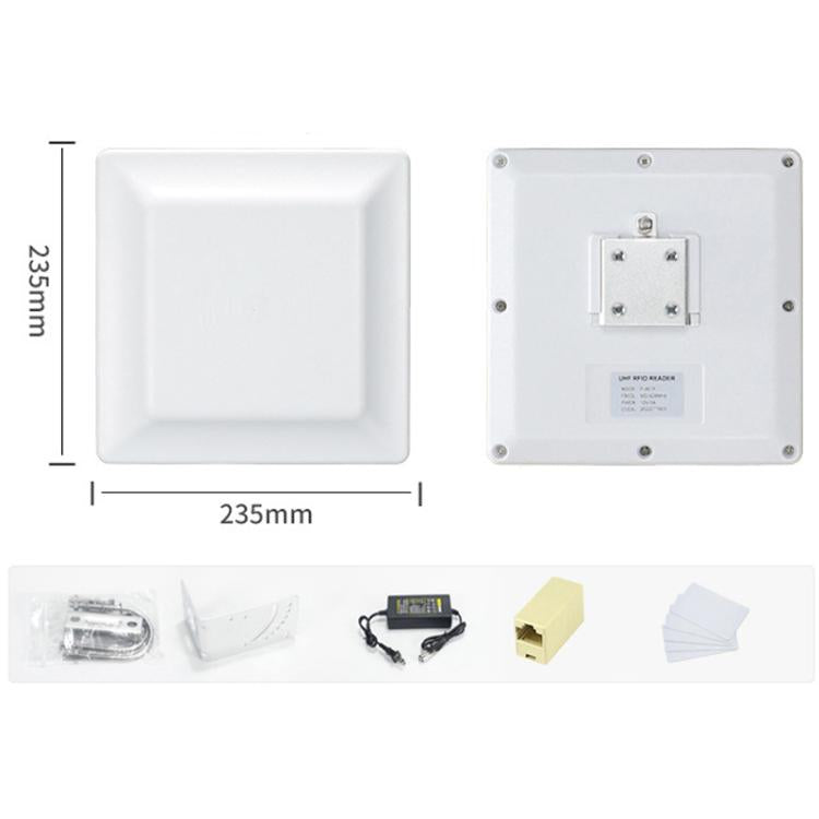 UHF RFID Reader Long Range Integrated Reader Writer With E710 Chip, Style: Add Power Over Ethernet, Add Power Over Ethernet