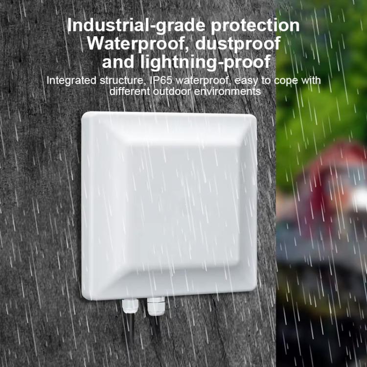 UHF RFID Reader Long Range Integrated Reader Writer With E710 Chip, Style: Add Power Over Ethernet, Add Power Over Ethernet