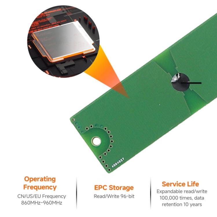 4-Channel UHF RFID Reader Writer, MODBUS Passive Temperature Sensor Reader for Electric Power Monitoring, RFID Reader
