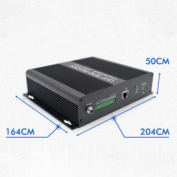 RFID 4-Channel UHF Long-Range Reader, Industrial Access Control & Warehouse Management RFID Reader / Writer, Reader