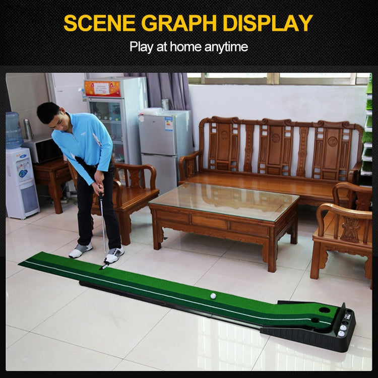 PGM 3m Golf Indoor Swing Grip Putting Trainer Practice Pace with Automatic Return Fairways, 3m