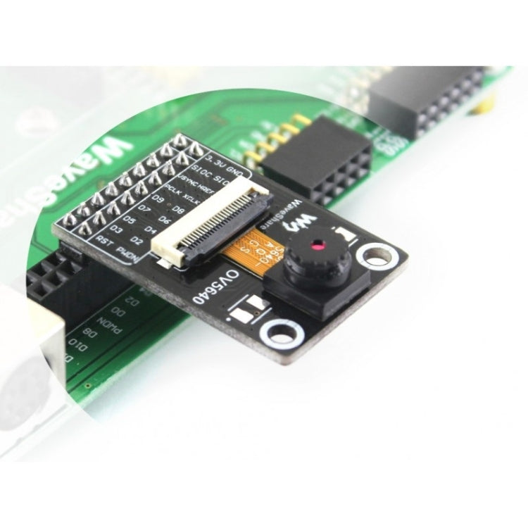 Waveshare OV5640 Camera Module Board (A), 5 Megapixel (2592x1944), Based on OV5640 Image Sensor