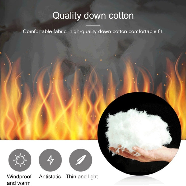 Men and Women Intelligent Constant Temperature USB Heating Hooded Cotton Clothing Warm Jacket, 7XL