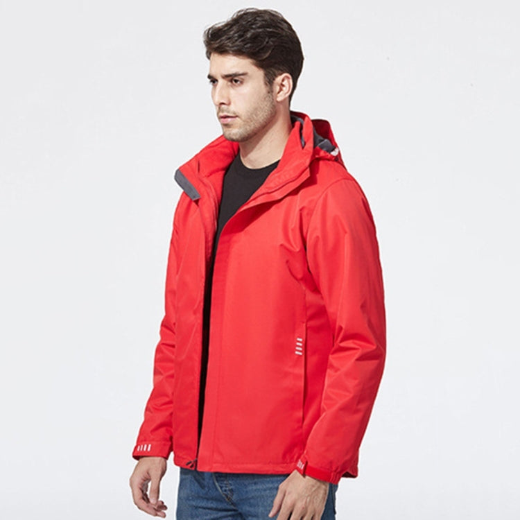 Mens Detachable Two Piece Warm, Waterproof And Breathable Couples Stormsuit (Color:Gentleman Grey Size:XXXXL), M, L, XL, XXL