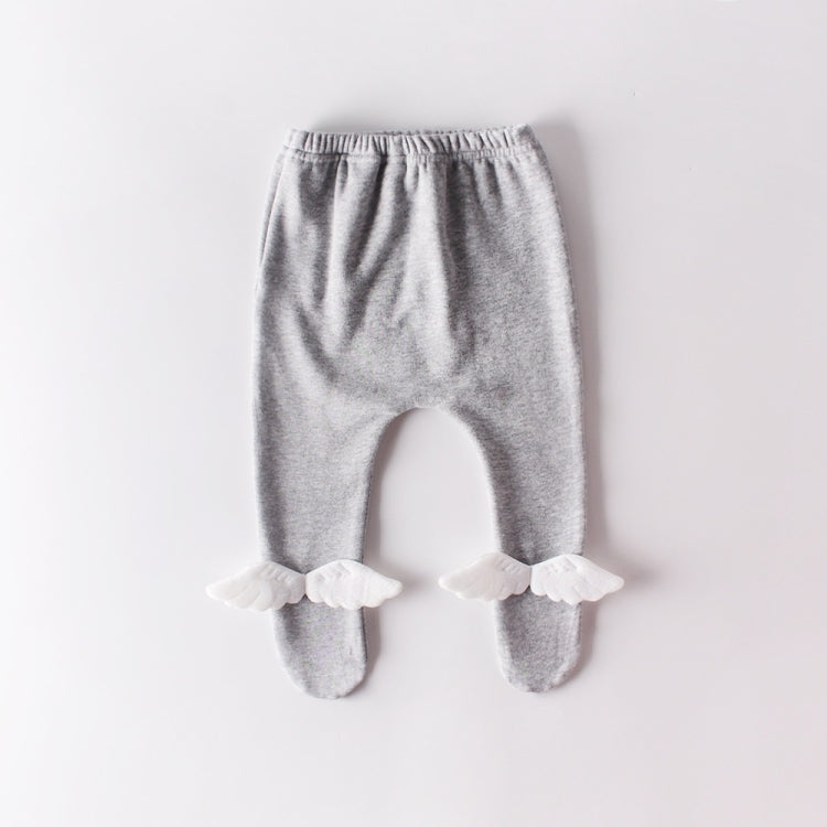Infant Baby Cute Angel Wings Base Socks, white_80, white_90, 66, 73, 80, 90, white Plus Velvet_66, white Plus Velvet_73, white Plus Velvet_80, white Plus Velvet_90