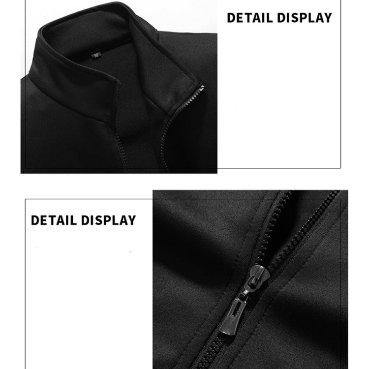 3 in 1 Autumn Thin Velvet Round Neck Bottoming Shirt + Stand Collar Cardigan Jacket + Trousers Casual Sports Suit for Men, M, L, Xl, Xxl, XXXL, XXXXL