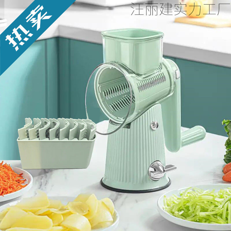 Multifunctional Storm Vegetable Cutting Tool for Home Kitchen, Drum Grater, Shredder, Potato Slicer Machine