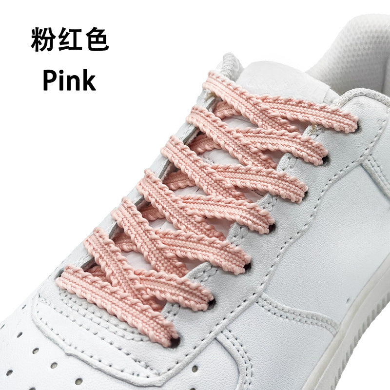 sneaker Wheat Ears Color Shoe Rope Lace Personalized Trendy Men's and Women's sneaker Shoelaces Adaptable Canvas Shoes Sneakers