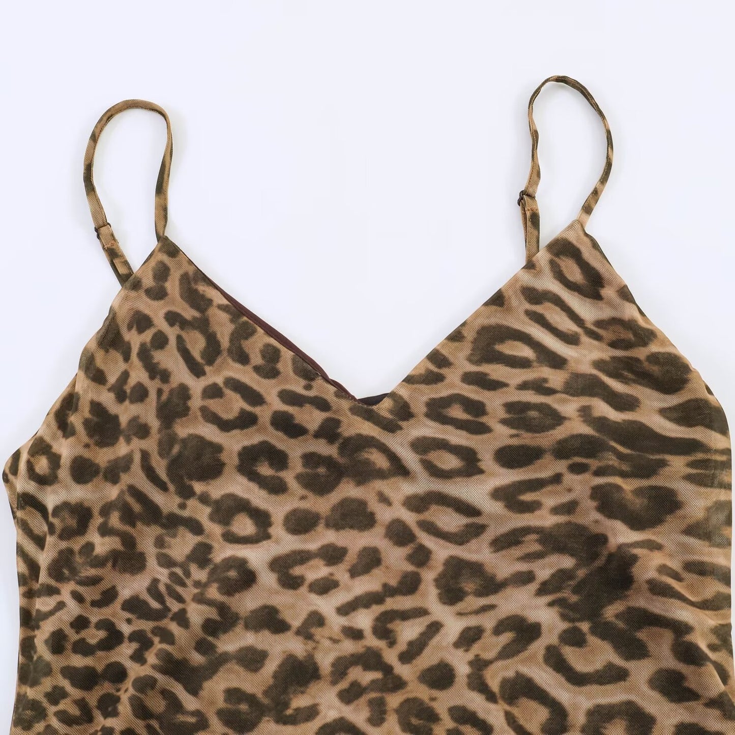 Wholesale Fashion Animal Print Chiffon Camisole Dress for Women