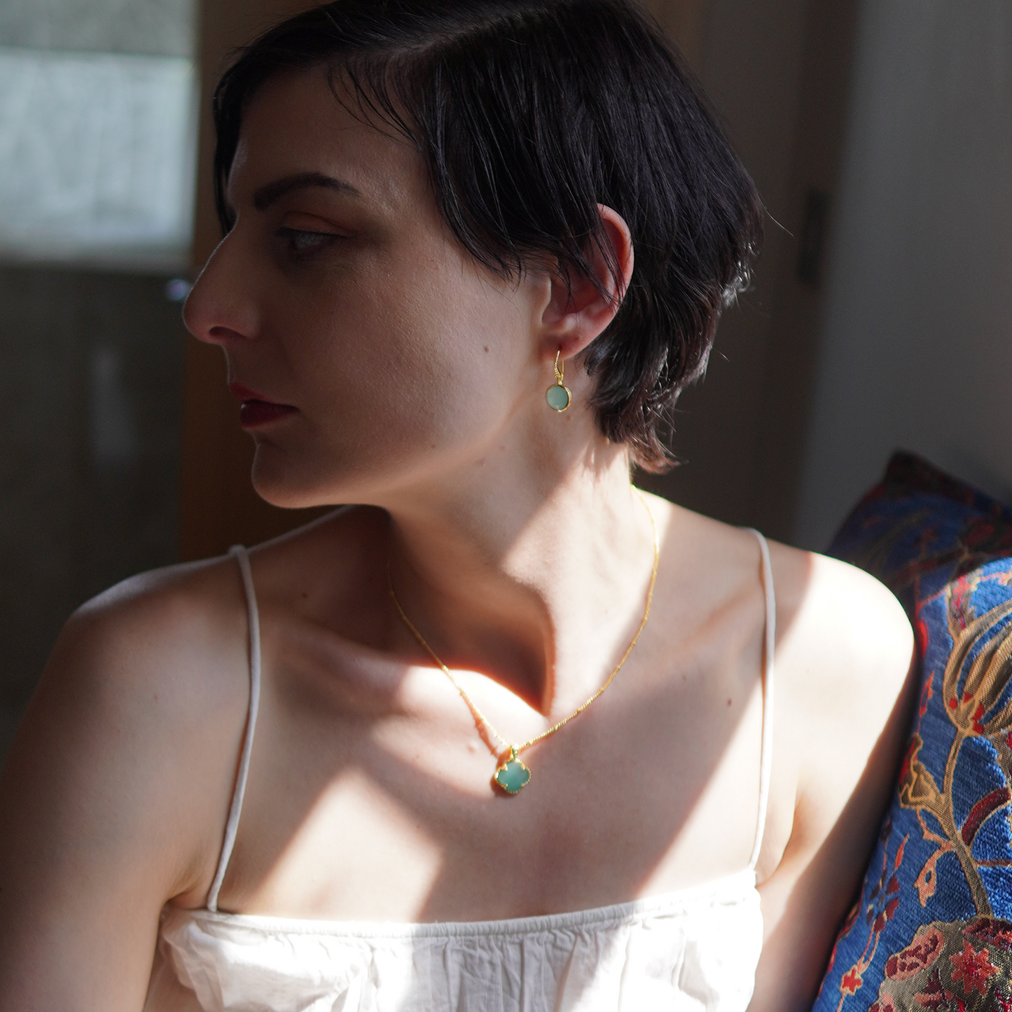 Tyche Gemstone Necklace Lapis