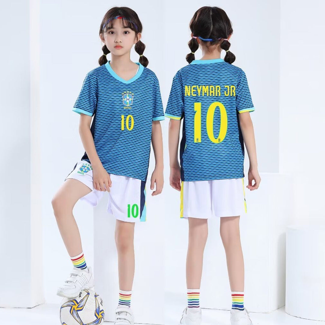 Football uniforms suit children's baby children's clothing jerseys boys and girls primary school students football training class team uniforms kindergarten