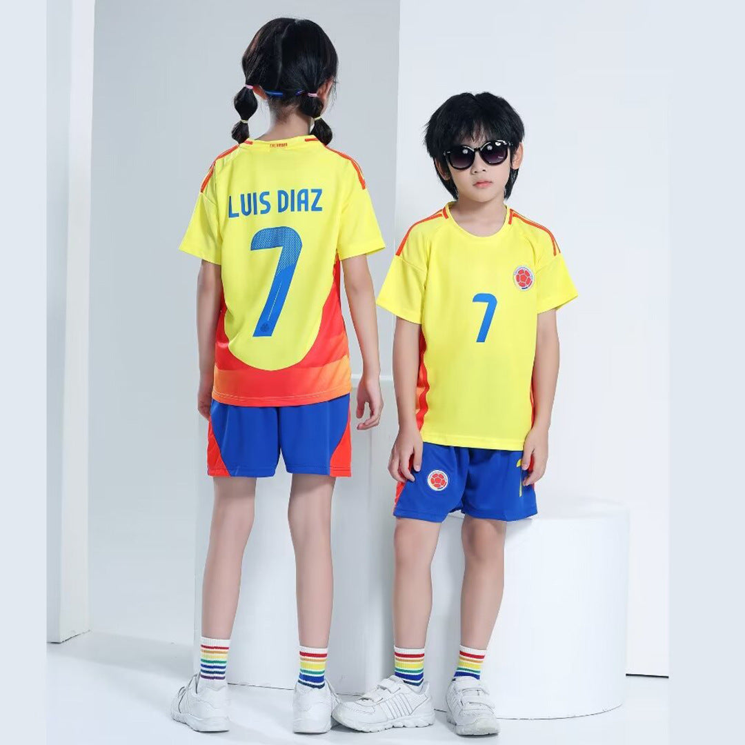 Football uniforms suit children's baby children's clothing jerseys boys and girls primary school students football training class team uniforms kindergarten