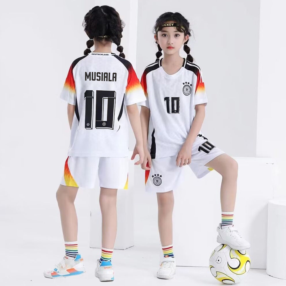 Football uniforms suit children's baby children's clothing jerseys boys and girls primary school students football training class team uniforms kindergarten