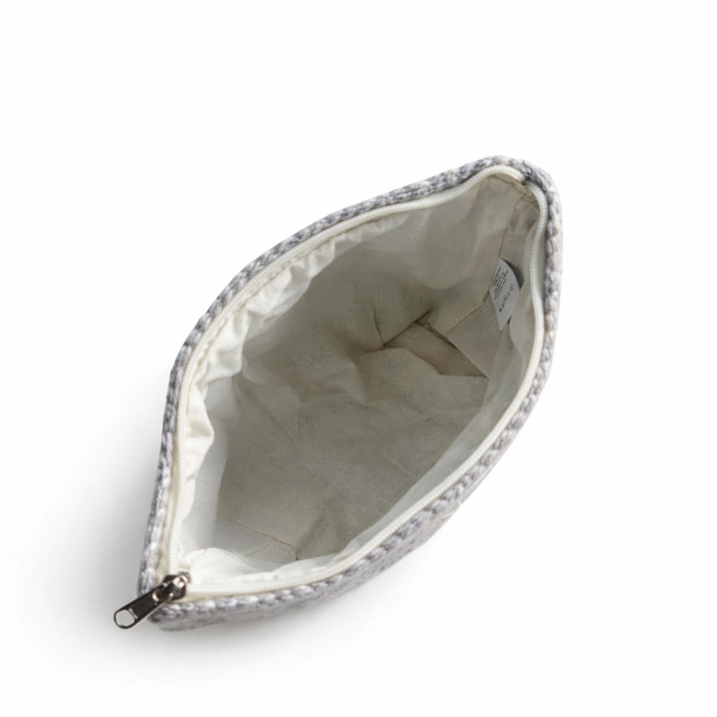 Nomad Sari Indian Jacquard Toiletry Bag - Moonlit Weave
