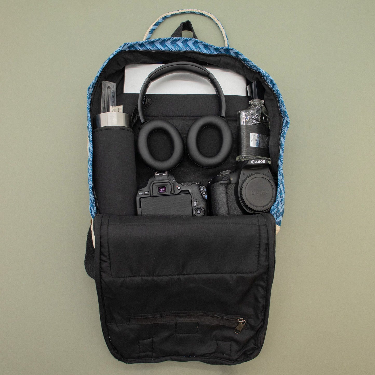 Large Kathmandu Backpack - Dhaka Design (39x28x13cm)