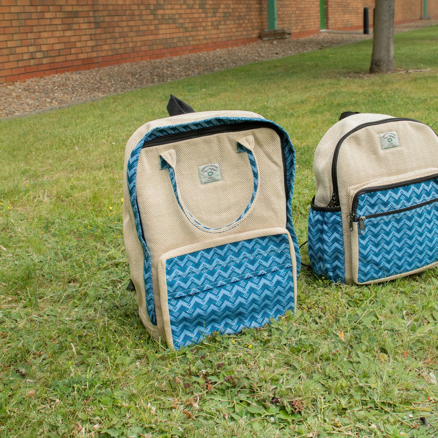 Large Kathmandu Backpack - Dhaka Design (39x28x13cm)