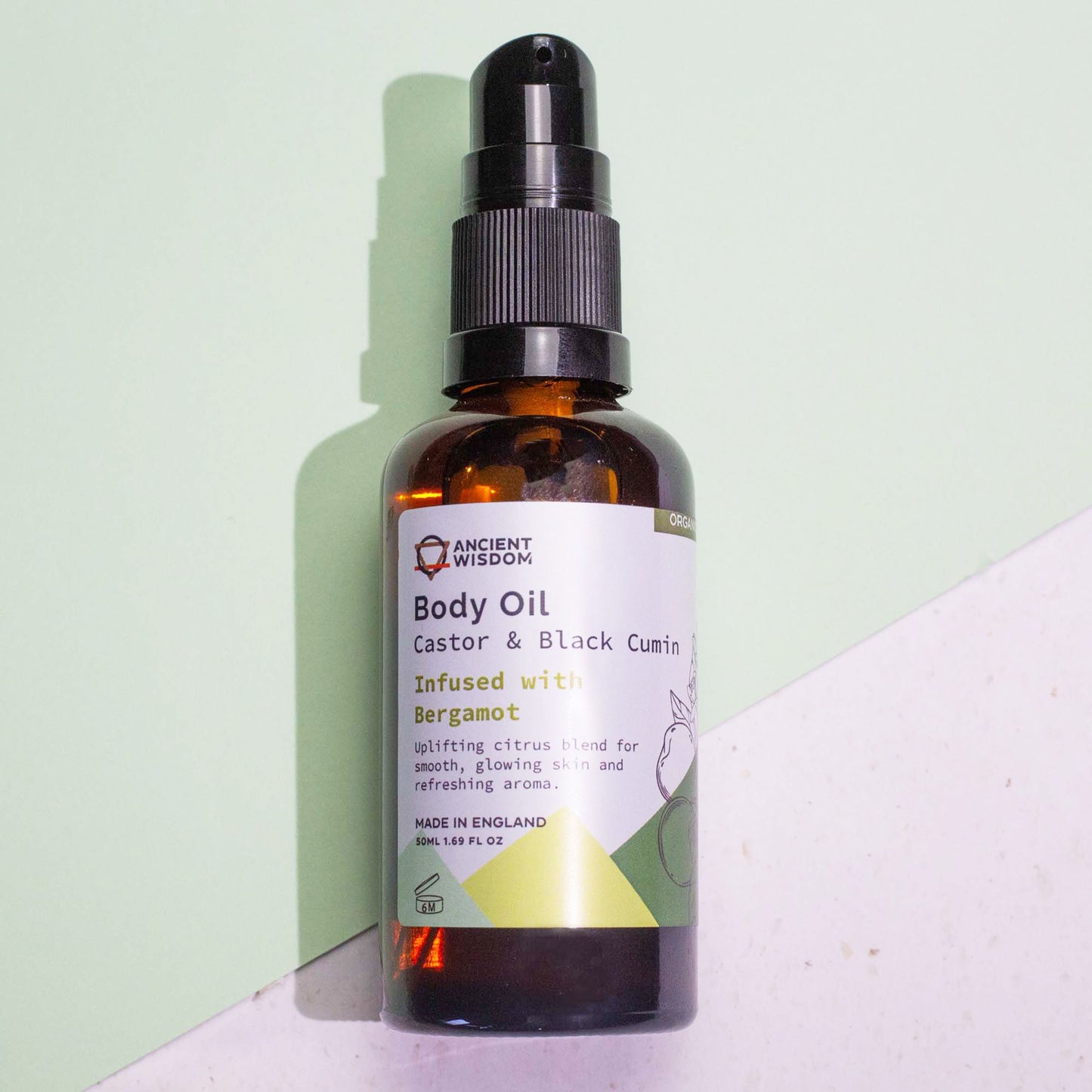 Organic Body Oil 50ml - Bergamot
