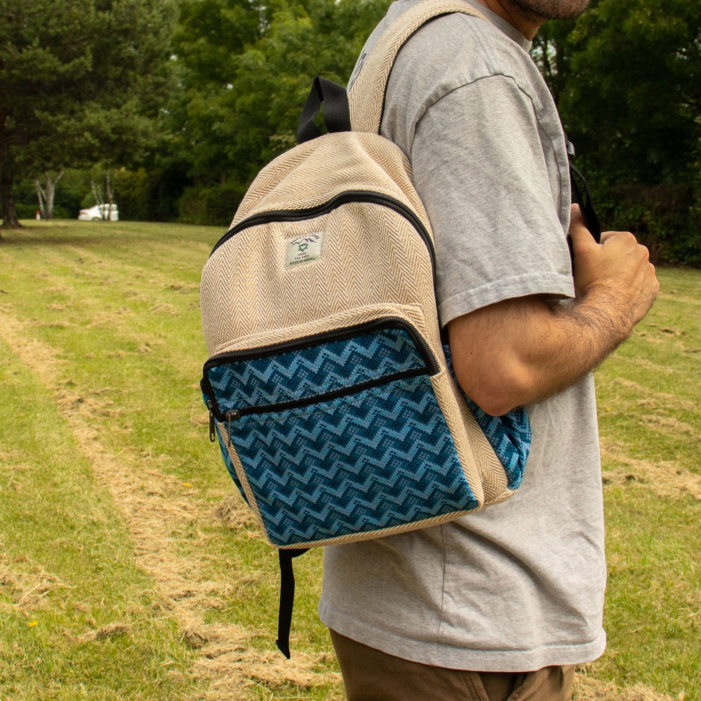 Standard Kathmandu Backpack - Dhaka Design (34x27x10cm)