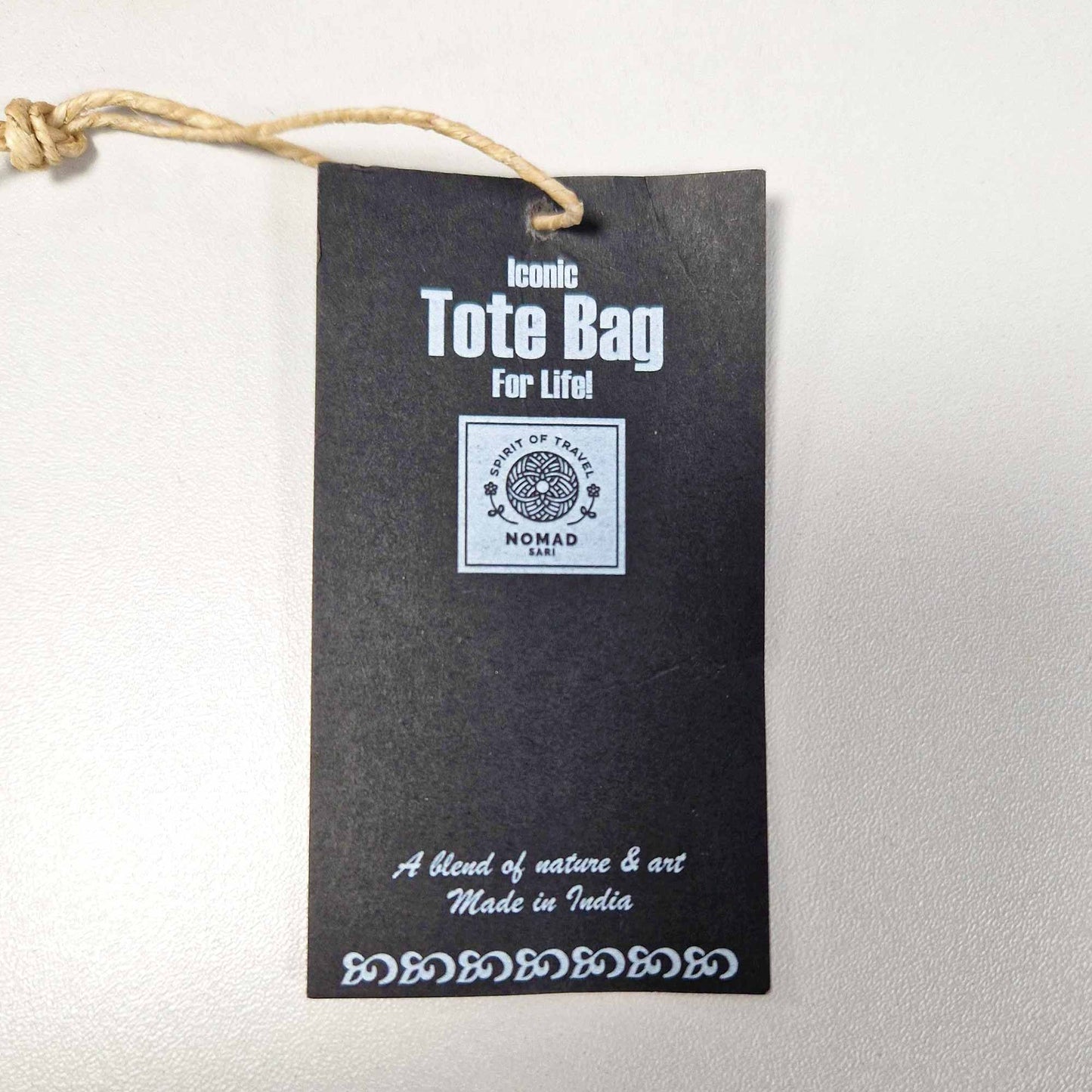 Iconic Basic Tote Bag - Black Cat - Natural 4oz