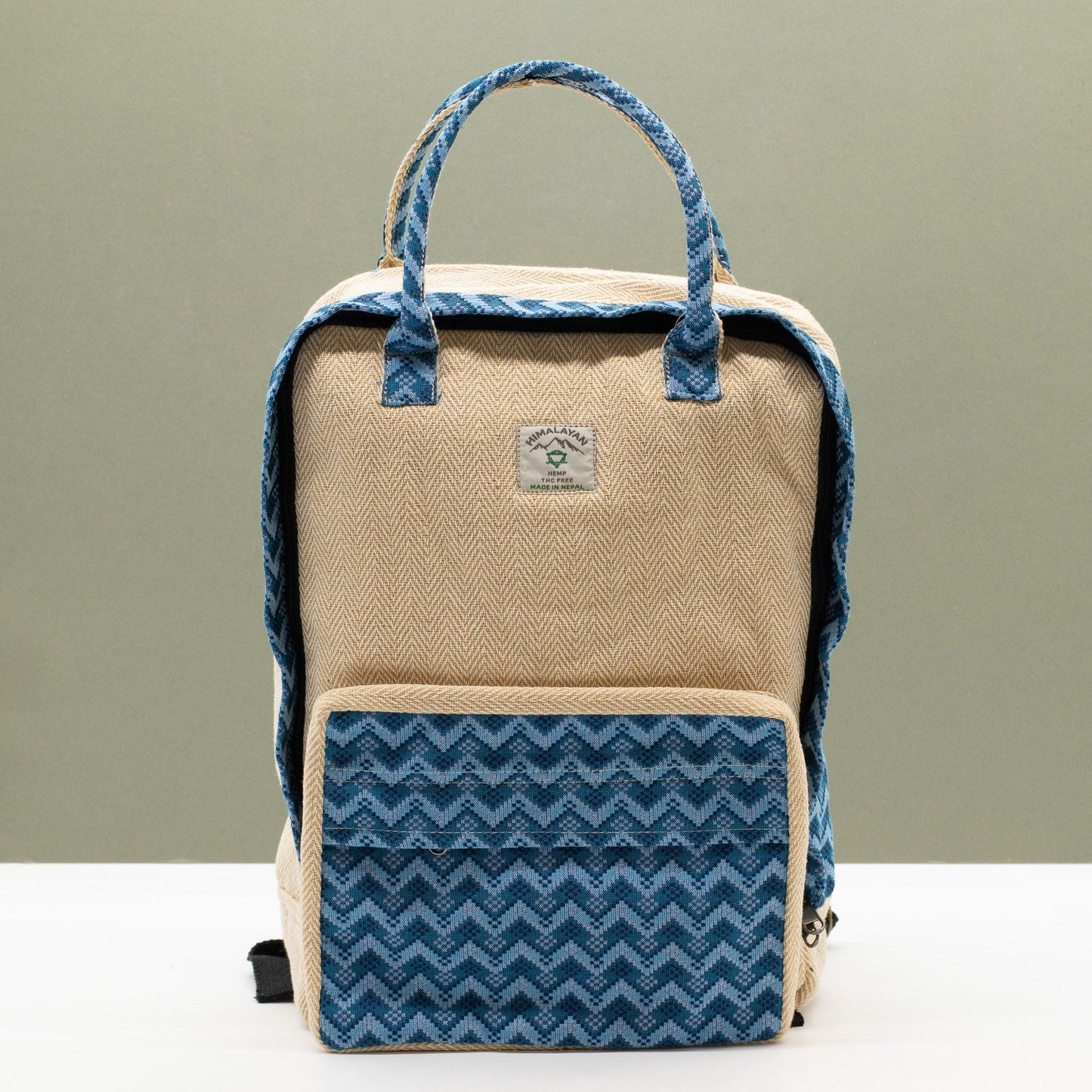 Large Kathmandu Backpack - Dhaka Design (39x28x13cm)