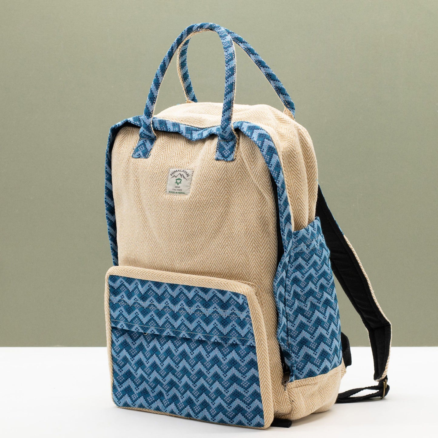 Large Kathmandu Backpack - Dhaka Design (39x28x13cm)