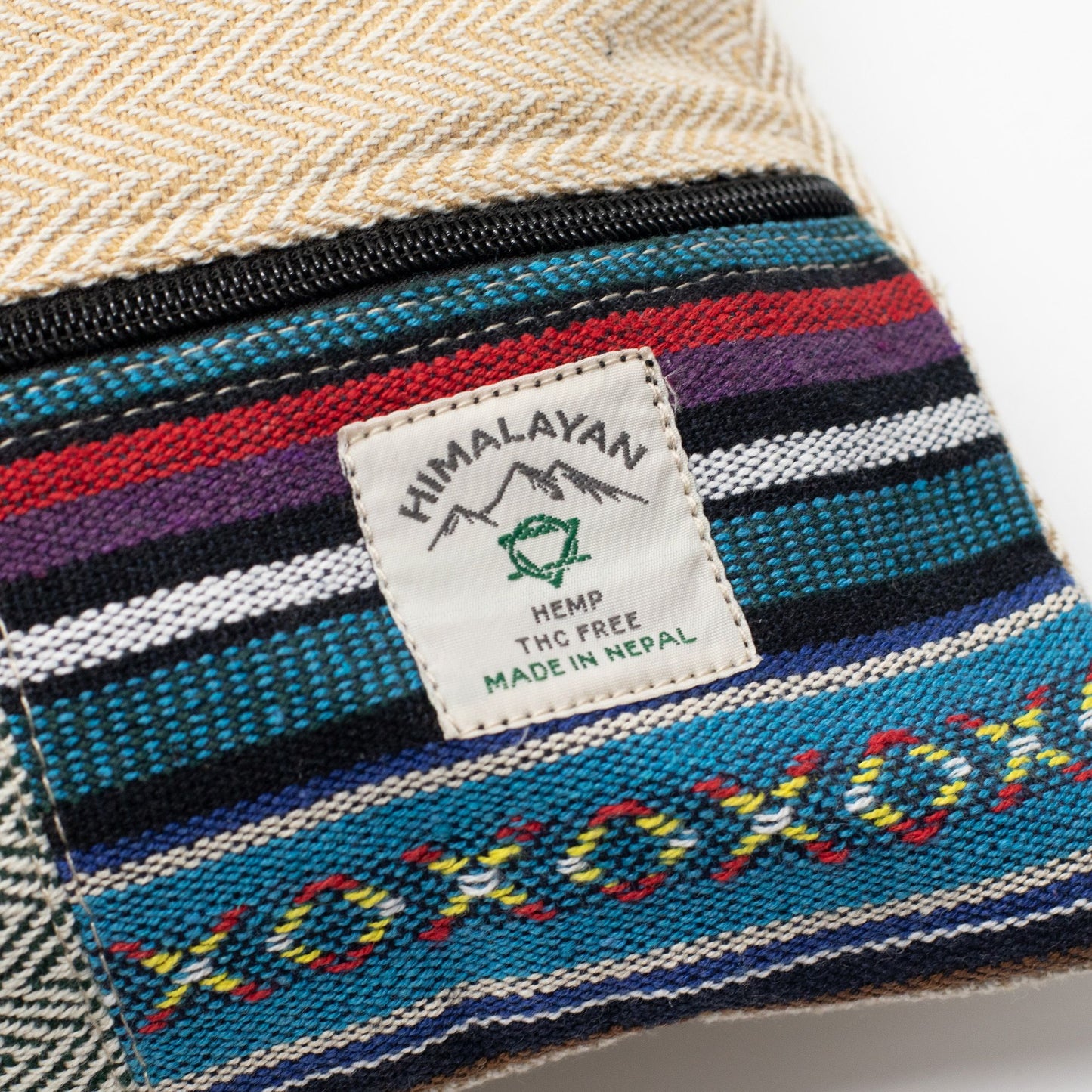 Patchwork Kathmandu Tote Bag - Dhaka Design (37x38cm)