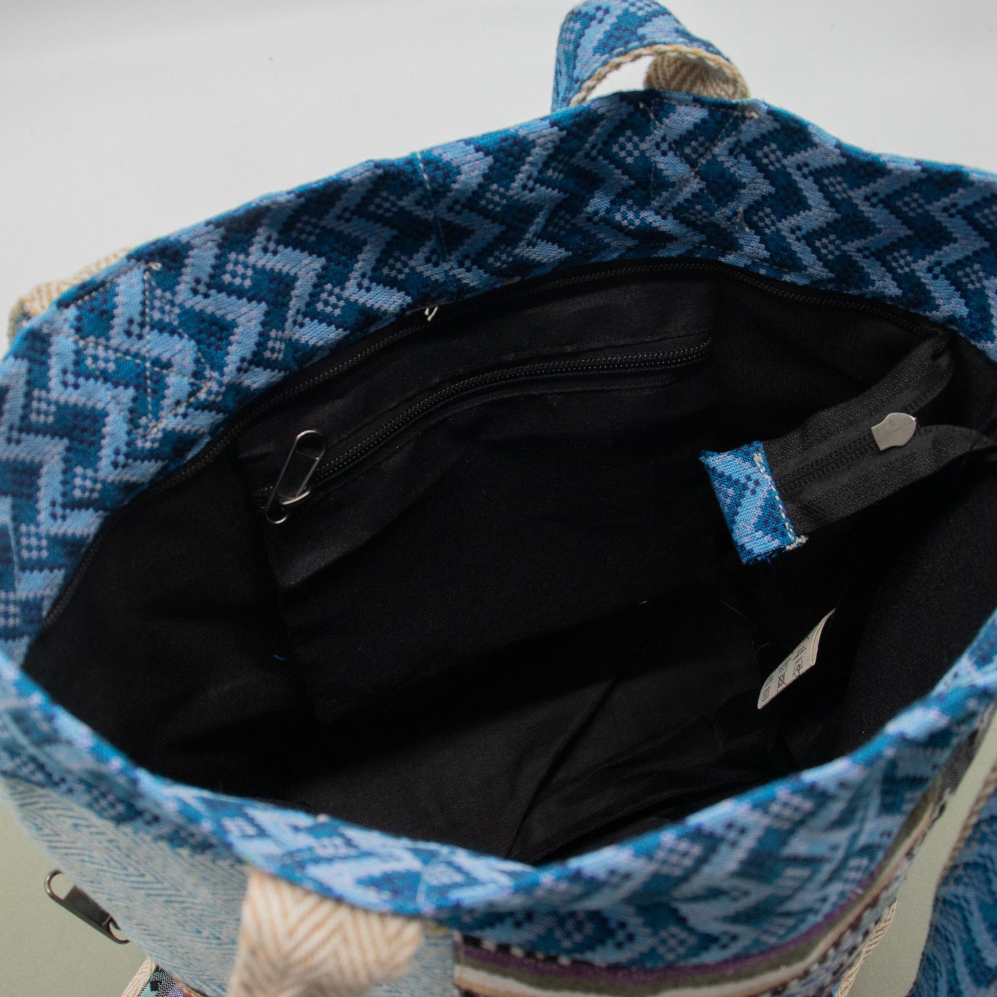 Patchwork Kathmandu Tote Bag - Dhaka Design (37x38cm)