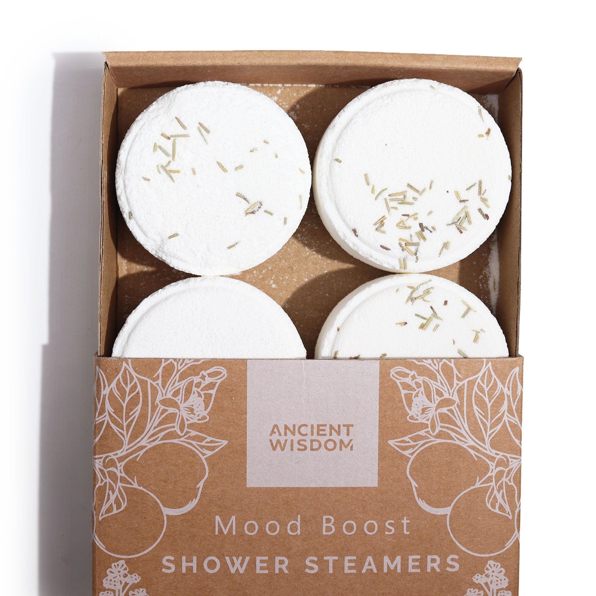 Zen Shower Steamers therapy gift set with natural essential oils and uplifting fragrance