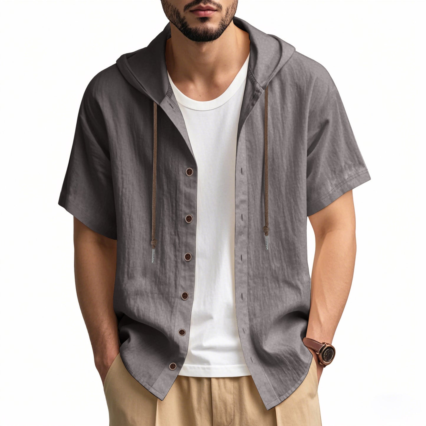Cross-Border Amazon American Summer Men's Thin Breathable