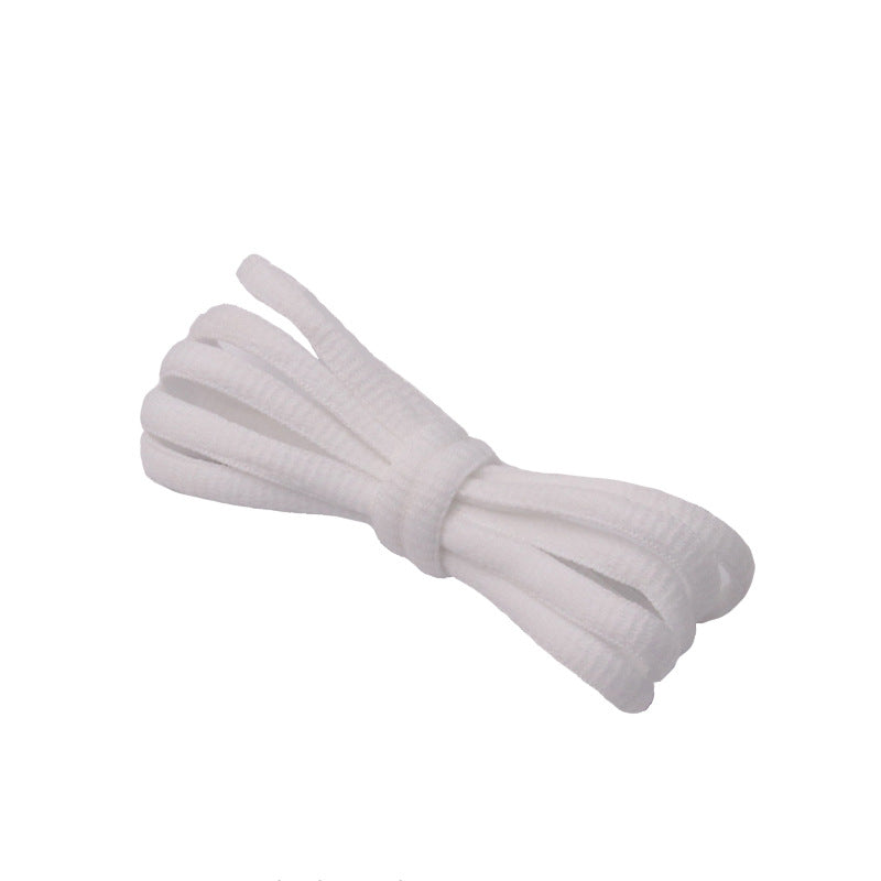 Kurojin Polyester Semi-Circular Shoelaces 6mm Wide Casual Shoes Sneakers Sports Shoes Canvas Shoes Tensile Strength 50N