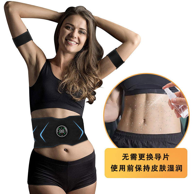 Cross-border Intelligent Belly Reducing Massage Belt Fat-flicking Abdominal Muscle Abdominal Fitness Appliance Home Fitness Abdominal Tinker Loon EMS Belt