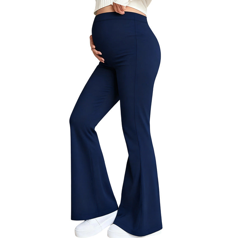 Cross-Border New Products: Maternity Leggings, Maternity Tight-Fitting Yoga Clothes, Flared Pants, Autumn and Winter New Products, High-Waisted Belly Support Outerwear